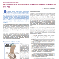 Petropress 2 | La prospección geológica en la región del norte y occidental del país