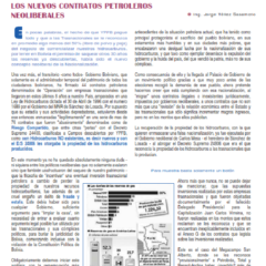 Petropress 4 | Los nuevos contratos petroleros neoliberales