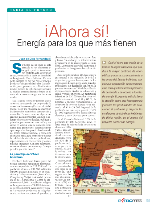 Petropress 6 | ¡Ahora sí! Energía para los que más tienen