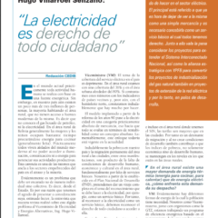 Petropress 6 | La electricidad es derecho de todo ciudadano