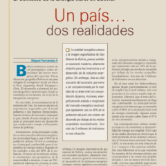 Petropress 6 | El contexto de la energía rural en Bolivia un país dos realidades