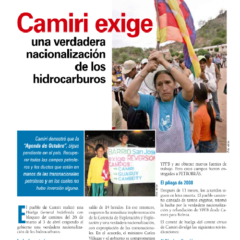 Petropress 10 | Camiri exige una verdadera nacionalización de los hidrocarburos