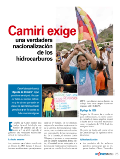 Petropress 10 | Camiri exige una verdadera nacionalización de los hidrocarburos