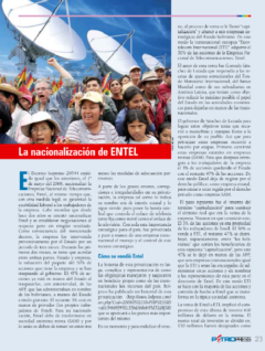 Petropress 10 | La nacionalización de Entel