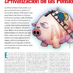 Petropress 11 | El dilema de las jubilaciones en Bolivia ¿Privatización de las pensiones o Seguridad Social?