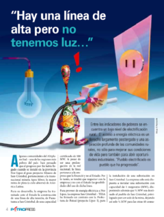 Petropress 12 | Hay una línea de alta pero no tenemos luz