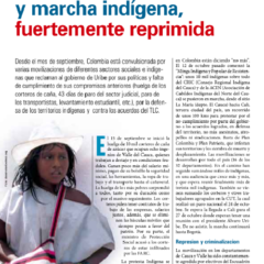 Petropress 12 | Colombia Gran movilización y marcha indígena fuertemente reprimida