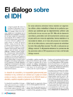 Petropress 12 | El dialogo sobre el IDH