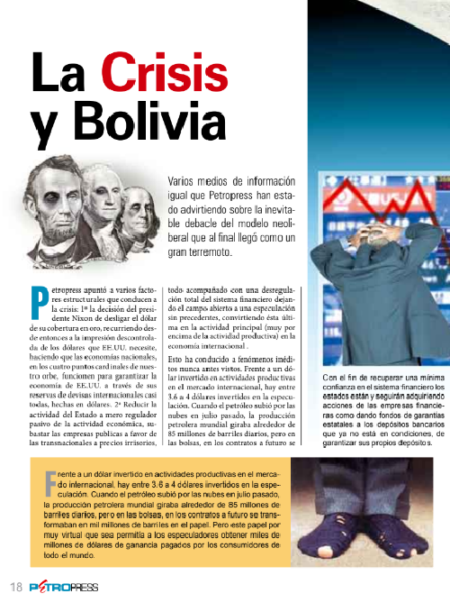 Petropress 12 | La Crisis y Bolivia