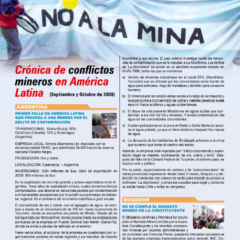 Petropress 12 | Cronología de conflictos mineros en América Latina Septiembre a octubre 2008