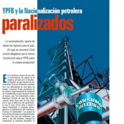 Petropress15_ART2_ypfb y la nacionalizacion petrolera paralizados