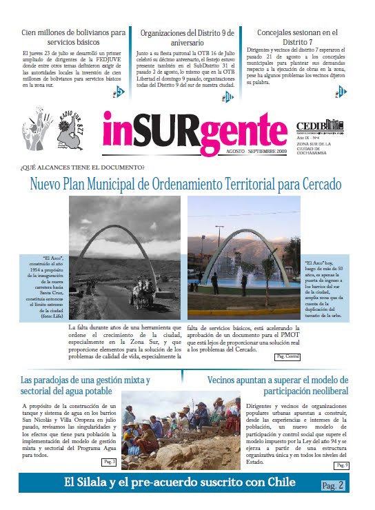 inSURgente, agosto 2009 inSURgente, agosto 2009