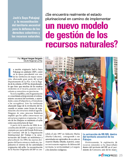 Petropress 17 | ¿Un nuevo modelo de gestión de los recursos naturales?