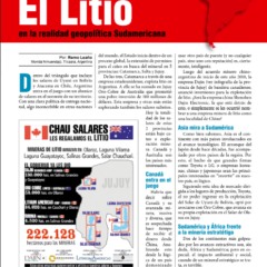 Petropress 19 | El Litio en la realidad geopolítica Sudamericana