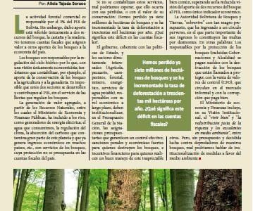 A favor de la deforestación (Petropress 21, 8.10) A favor de la deforestación (Petropress 21, 8.10)