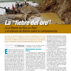 Petropress 21 | La fiebre del oro en el Madre de Dios en Perú y el silencio de Bolivia sobre la contaminación