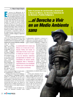 Petropress 21 | el Derecho a Vivir en un Medio Ambiente sano