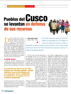 Petropress 22 | Pueblos del Cusco se levantan en defensa de sus recursos