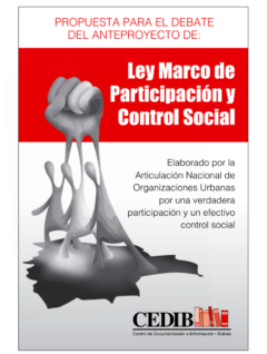 Anteproyecto de Ley Marco de Participación y Control Social