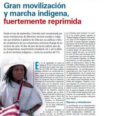 Petropress12_ART9_Colombia, gran movilizacion y marcha indigena fuertemente reprimida