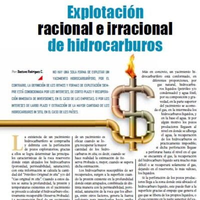 Explotacion racional e irracional de hidrocarburos