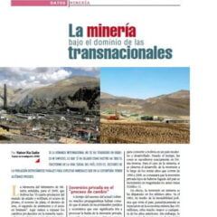 La minería bajo el dominio de las transnacionales (Petropress 25, junio 2011)