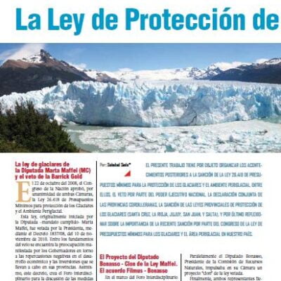 Ley de proteccion de glaciares