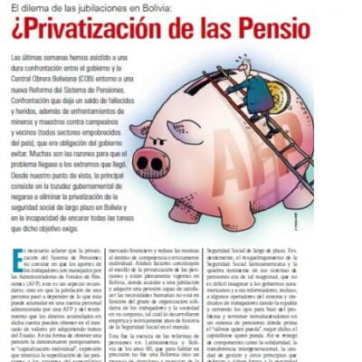 Petropress11_ART5_Privatizacion de las pensiones o seguridad social