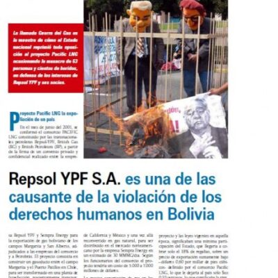 Repsol ypd una de las causantes de vioolacion de los derechos humanos en bolivia