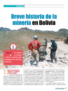 Petropress 23 | Breve historia de la minería en Bolivia