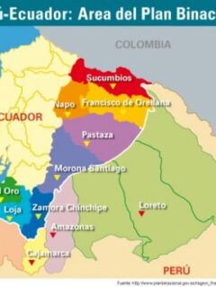 Perú-Ecuador: Área del plan binacional