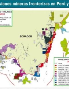 Concesiones mineras fronterizas en Perú y Ecuador