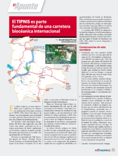 Petropress 29 | El TIPNIS es parte fundamental de una carretera biocéanica internacional