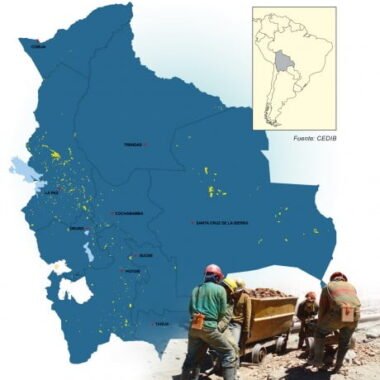 Petropress 30 | Mapa Bolivia Concesiones Mineras 2008 al 2012