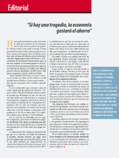 Petropress 31 | Si hay una tragedia la economía gastará el ahorro