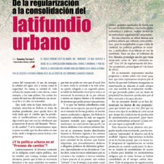 Petropress 31 | De la regularización a la consolidación del latifundio urbano