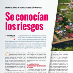 Petropress 33 | Inundaciones y represas del río Madera se conocían los riesgos