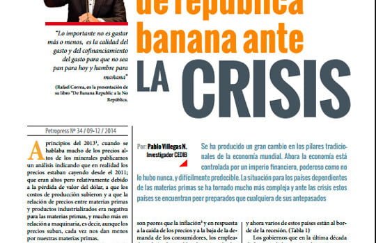 Un blindaje de república banana ante la crisis (Petropress 34, 3.15) Un blindaje de república banana ante la crisis (Petropress 34, 3.15)