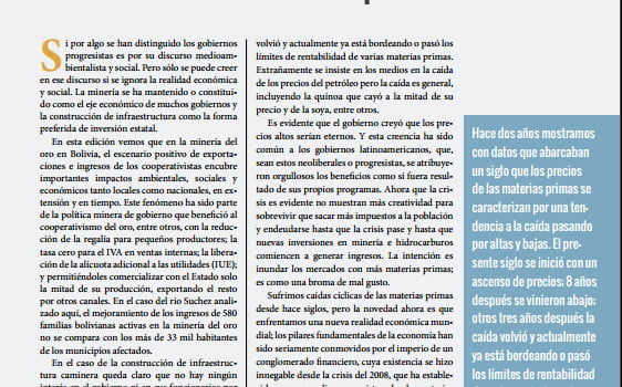 La solución a la caída de las materias primas: producir más materias primas (Petropress 34, 3.15) La solución a la caída de las materias primas: producir más materias primas (Petropress 34, 3.15)
