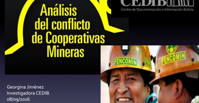 Relación del sector cooperativo minero con el Gobierno Relación del sector cooperativo minero con el Gobierno
