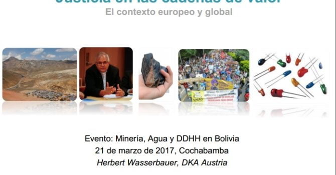 Justicia en cadenas de valor. El contexto europeo y global. Justicia en cadenas de valor. El contexto europeo y global.
