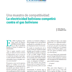 Una muestra de competitividad | La electricidad boliviana competirá contra el gas boliviano