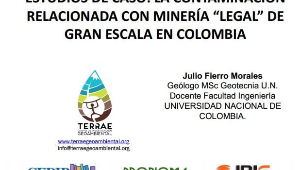 Pasivos ambientales de minería en parte alta de cuencas y sus impactos. Julio Fierro Pasivos ambientales de minería en parte alta de cuencas y sus impactos. Julio Fierro