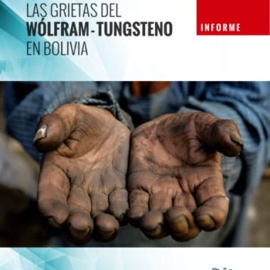 Las grietas del Wolfram Tungsteno en Bolivia