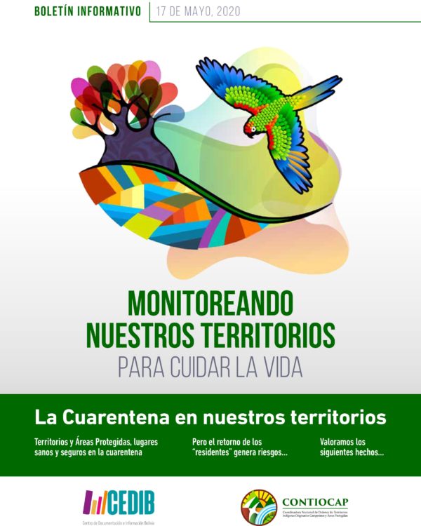 Monitoreando nuestros territorios para cuidar la vida – Boletín CONTIOCAP #1 Monitoreando nuestros territorios para cuidar la vida – Boletín CONTIOCAP #1