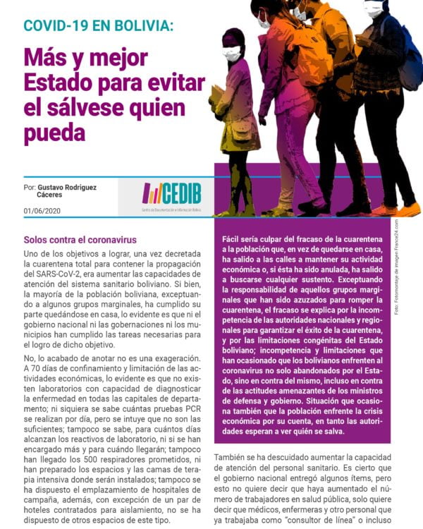 Más y mejor Estado, para evitar el sálvese quien pueda Más y mejor Estado, para evitar el sálvese quien pueda