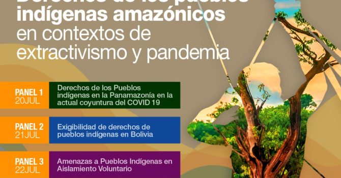 Jornadas de intercambio internacional: Derechos de los Pueblos Indígenas amazónicos en contextos de extractivismo y pandemia Jornadas de intercambio internacional: Derechos de los Pueblos Indígenas amazónicos en contextos de extractivismo y pandemia