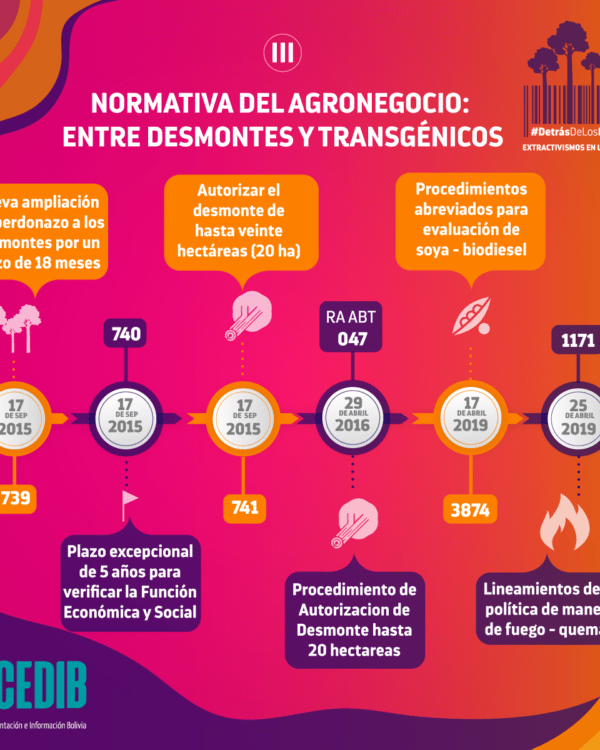 Normativa del agronegocio: entre desmontes y trasngénicos III Normativa del agronegocio: entre desmontes y trasngénicos III