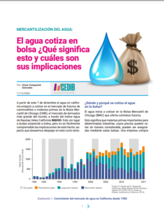 Mercantilización del Agua | El agua cotiza en bolsa ¿Qué significa esto y cuáles sus implicaciones?