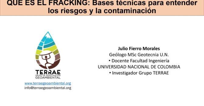 ¿Qué es el Fracking? Bases técnicas para entender los riesgos y la contaminación (27.1.21) ¿Qué es el Fracking? Bases técnicas para entender los riesgos y la contaminación (27.1.21)